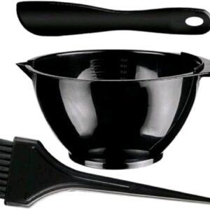 kit tintura para cabelo - pincel/ espátula e pote