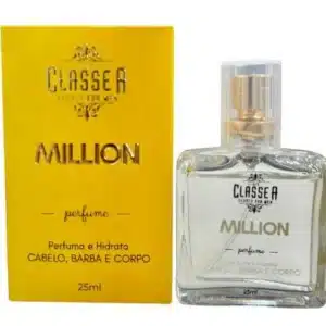 PERFUME PARA CABELO BARBA E CORPO MILLION - CLASSE A- 25ml