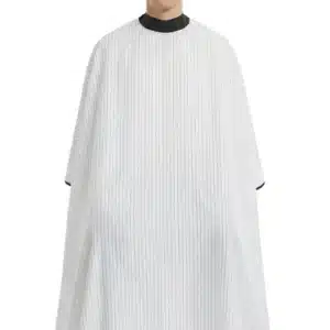 Capa De Corte Profissional Barbeiro Neoprene Gola Europeia