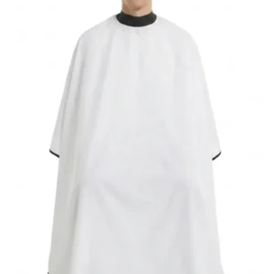 Capa De Corte Profissional Barbeiro Neoprene Gola Europeia