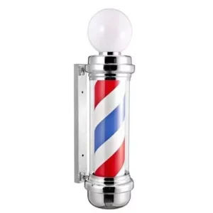 Barber Pole Poste de Barbeiro Com Globo 50cm 220V