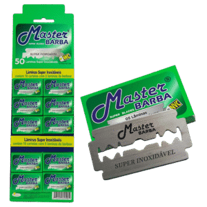 Cartelas De Lâminas - Master Barba Com 10/C 50 Lâminas.