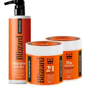 kit Alisamento Americano + Shampoo Indicador + Hidratante - EMBAIXADOR